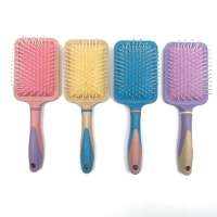 Wheat Straw Large Square Custom Detangling Brush Styling tools