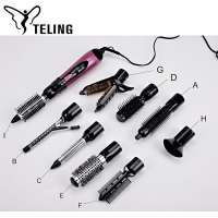 New Design Home Use Portable Travel Abs Aluminum Hot Air Styler Brush